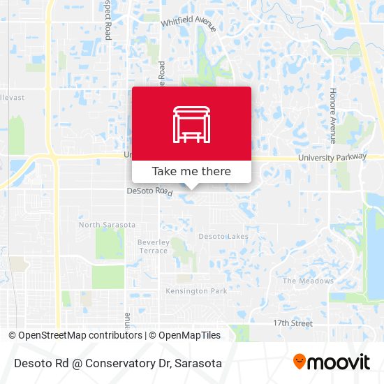 Mapa de Desoto Rd @ Conservatory Dr