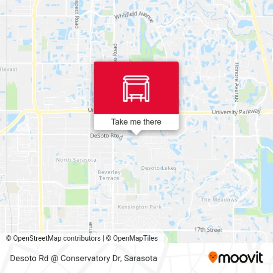 Mapa de Desoto Rd @ Conservatory Dr