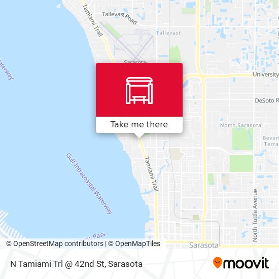 Mapa de N Tamiami Trl @ 42nd St