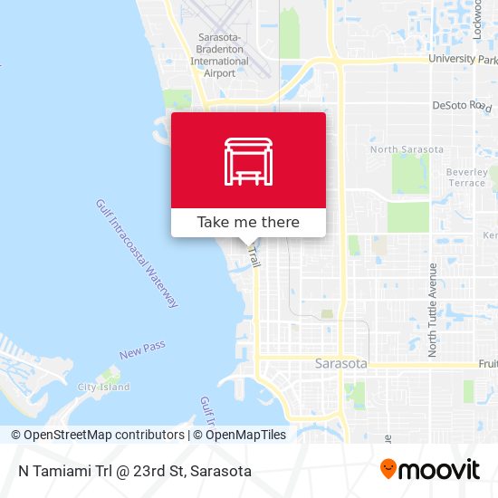 N Tamiami Trl @ 23rd St map