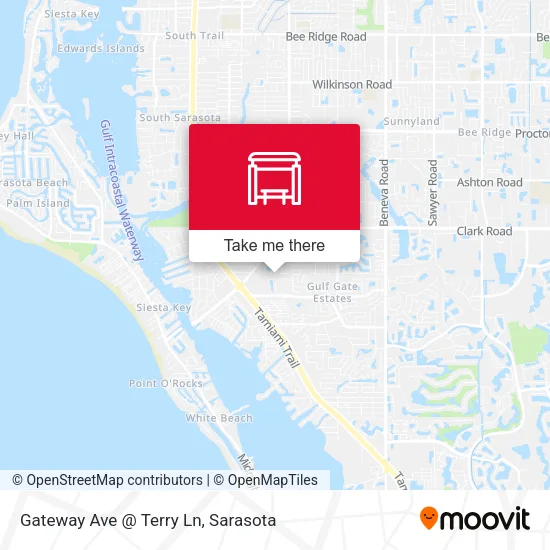 Mapa de Gateway Ave @ Terry Ln