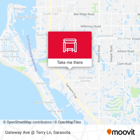 Mapa de Gateway Ave @ Terry Ln