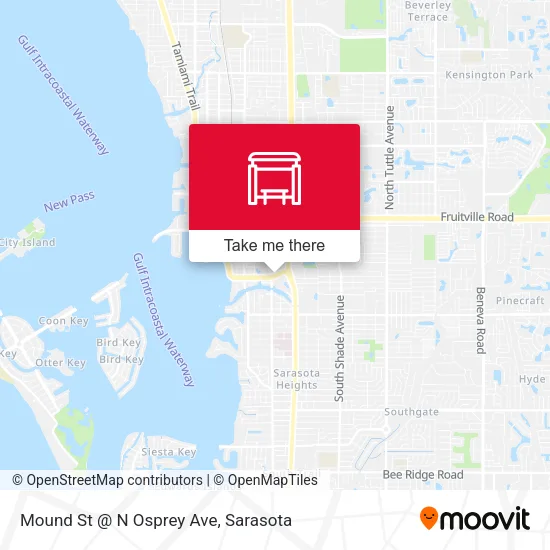 Mapa de Mound St @ N Osprey Ave
