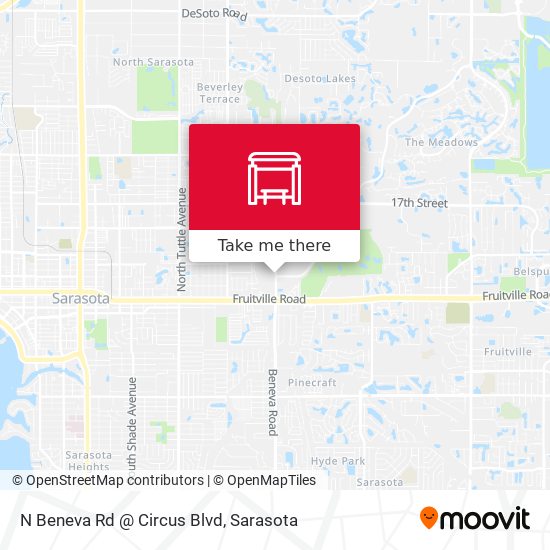 N Beneva Rd @ Circus Blvd map