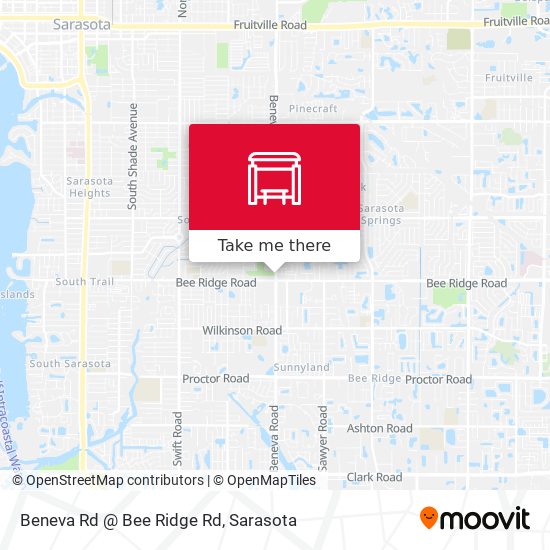 Mapa de Beneva Rd @ Bee Ridge Rd