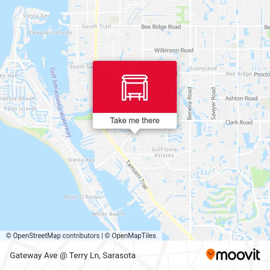 Mapa de Gateway Ave @ Terry Ln