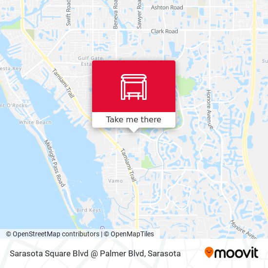 Mapa de Sarasota Square Blvd @ Palmer Blvd