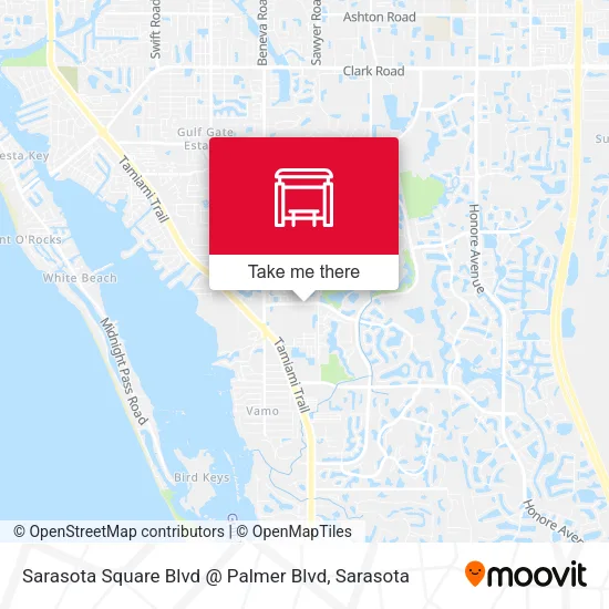 Mapa de Sarasota Square Blvd @ Palmer Blvd