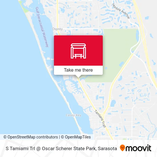 Mapa de S Tamiami Trl @ Oscar Scherer State Park