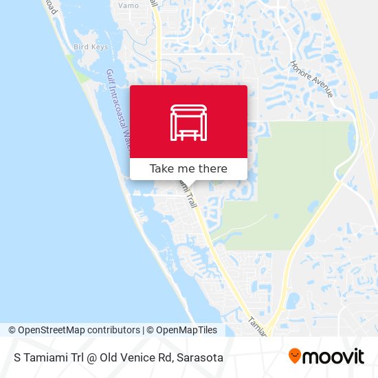S Tamiami Trl @ Old Venice Rd map