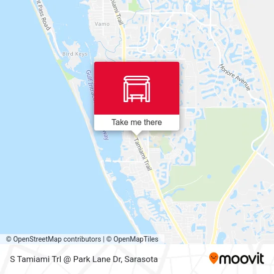Mapa de S Tamiami Trl @ Park Lane Dr
