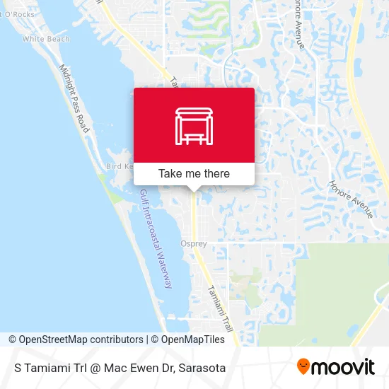 Mapa de S Tamiami Trl @ Mac Ewen Dr