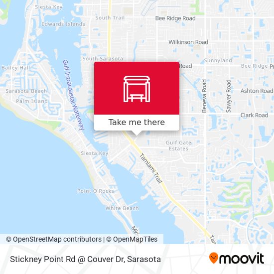 Stickney Point Rd @ Couver Dr map