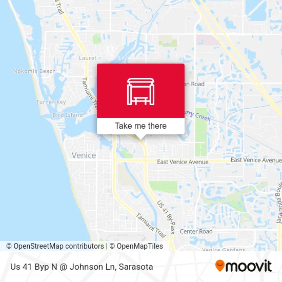 Mapa de Us 41 Byp N @ Johnson Ln