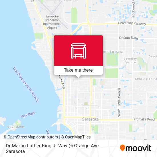 Dr Martin Luther King Jr Way @ Orange Ave map