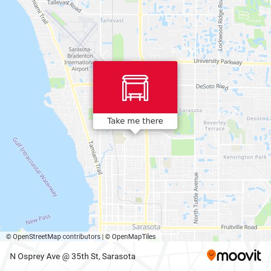 N Osprey Ave @ 35th St map