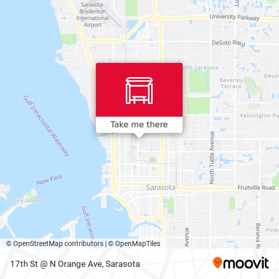 Mapa de 17th St @ N Orange Ave