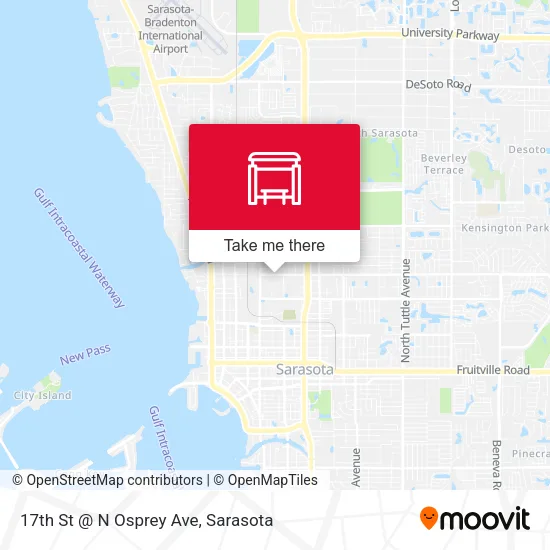 Mapa de 17th St @ N Osprey Ave