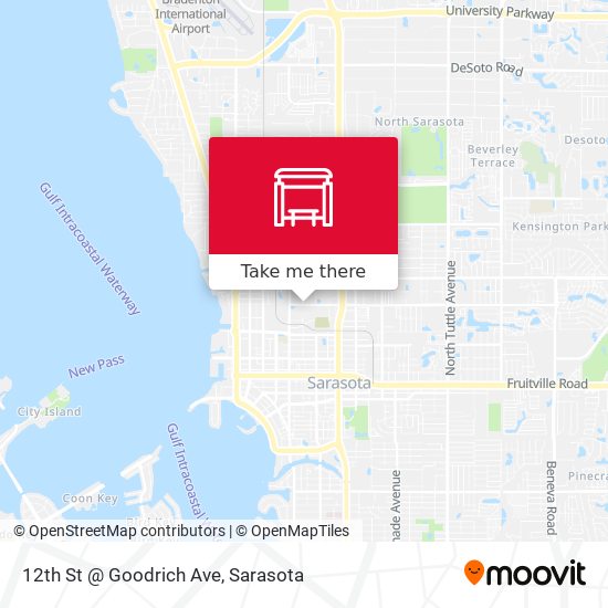 Mapa de 12th St @ Goodrich Ave