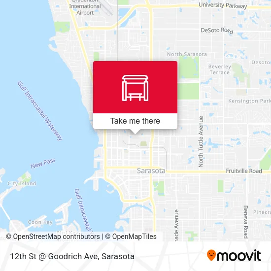 Mapa de 12th St @ Goodrich Ave