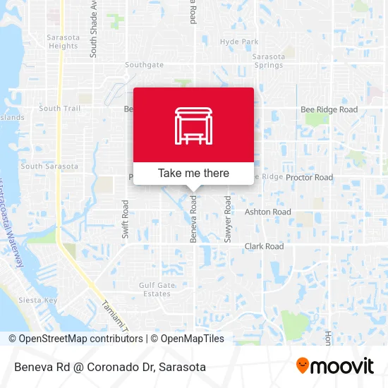 Mapa de Beneva Rd @ Coronado Dr