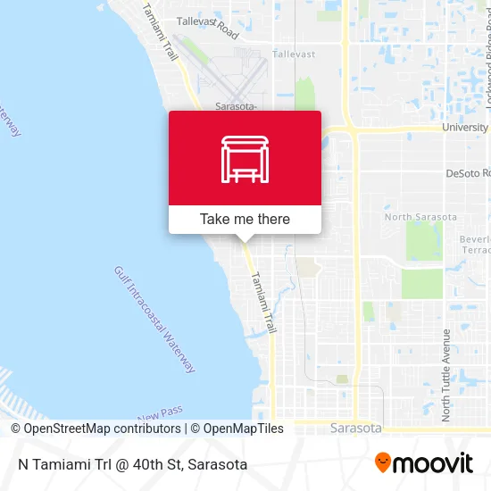 Mapa de N Tamiami Trl @ 40th St