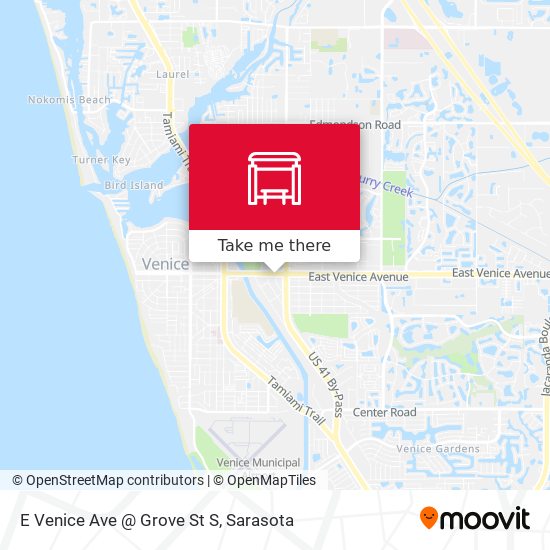 Mapa de E Venice Ave @ Grove St S