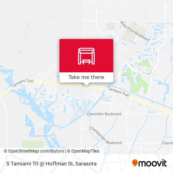 S Tamiami Trl @ Hoffman St map