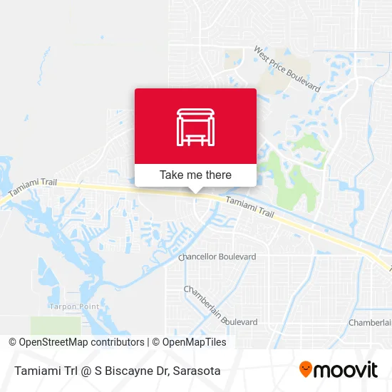 Tamiami Trl @ S Biscayne Dr map