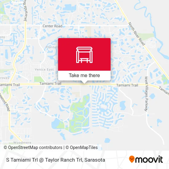 Mapa de S Tamiami Trl @ Taylor Ranch Trl