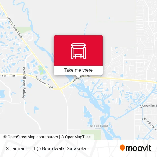 Mapa de S Tamiami Trl @ Boardwalk