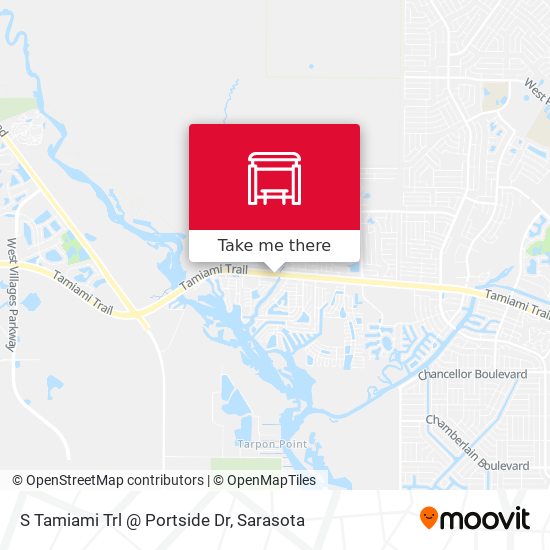S Tamiami Trl @ Portside Dr map