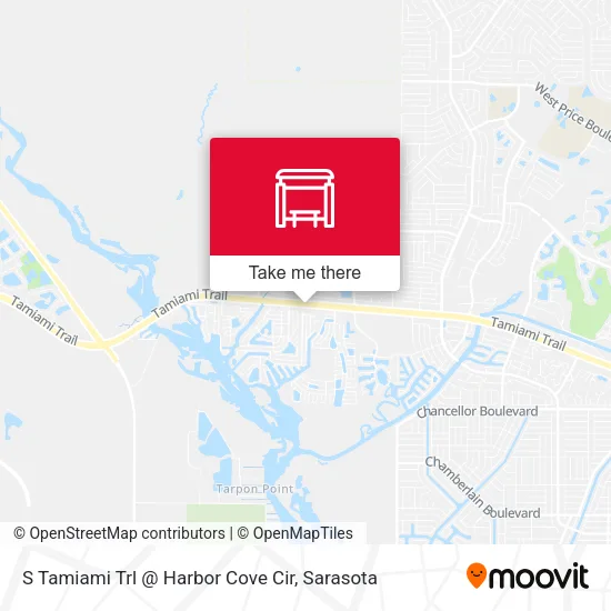 Mapa de S Tamiami Trl @ Harbor Cove Cir