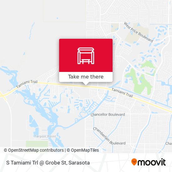 Mapa de S Tamiami Trl @ Grobe St