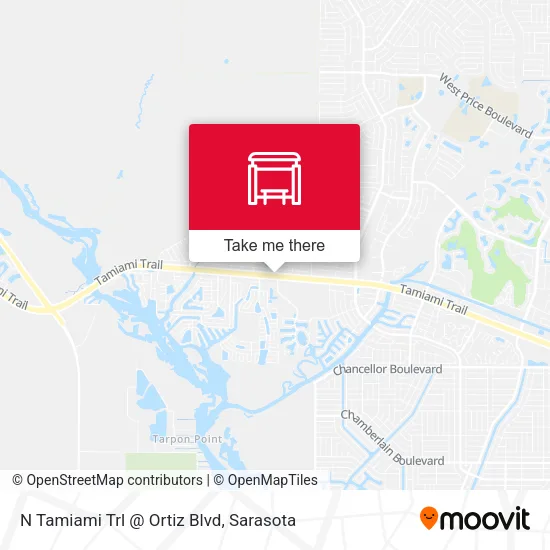 Mapa de N Tamiami Trl @ Ortiz Blvd