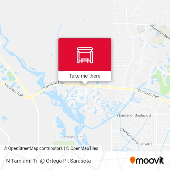 Mapa de N Tamiami Trl @ Ortega Pl