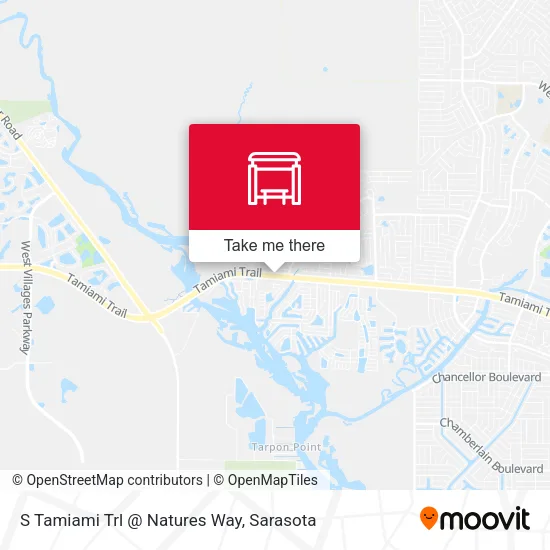 Mapa de S Tamiami Trl @ Natures Way