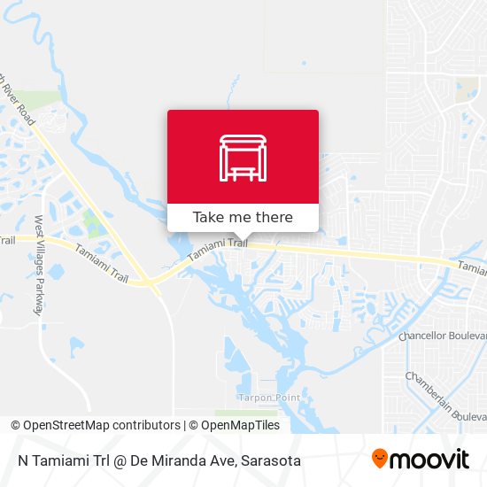 Mapa de N Tamiami Trl @ De Miranda Ave