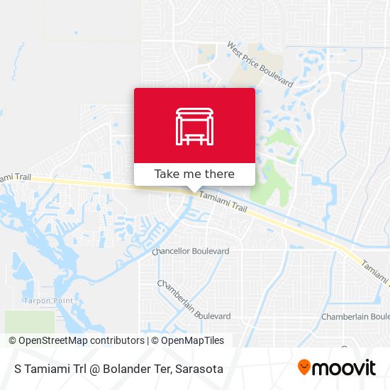 S Tamiami Trl @ Bolander Ter map