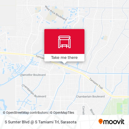 S Sumter Blvd @ S Tamiami Trl map