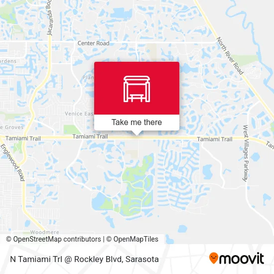 Mapa de N Tamiami Trl @ Rockley Blvd