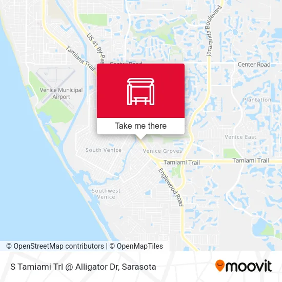 Mapa de S Tamiami Trl @ Alligator Dr