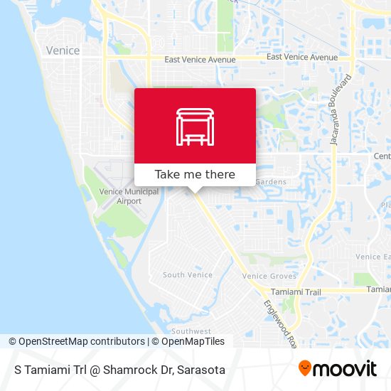 Mapa de S Tamiami Trl @ Shamrock Dr