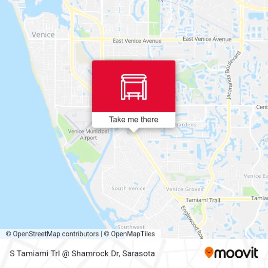 Mapa de S Tamiami Trl @ Shamrock Dr
