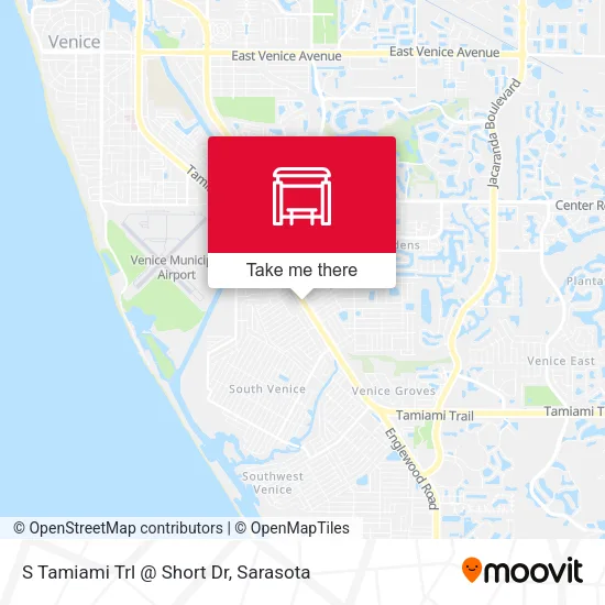 Mapa de S Tamiami Trl @ Short Dr