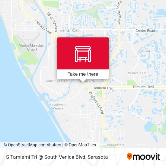 Mapa de S Tamiami Trl @ South Venice Blvd