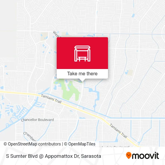 Mapa de S Sumter Blvd @ Appomattox Dr