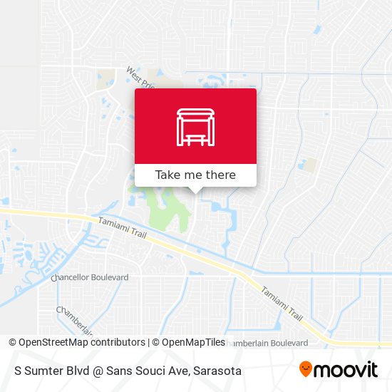 S Sumter Blvd @ Sans Souci Ave map