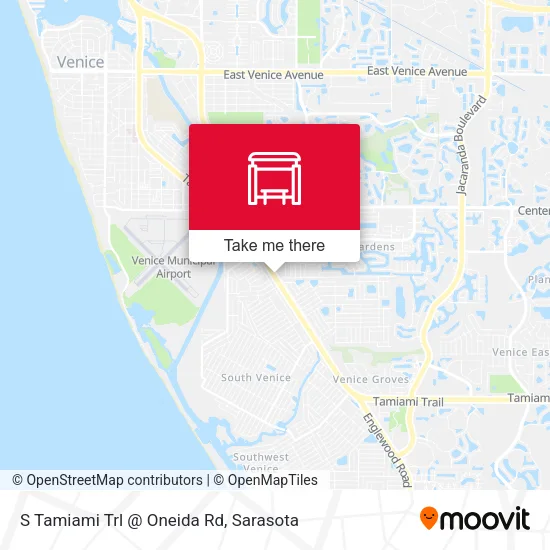 Mapa de S Tamiami Trl @ Oneida Rd