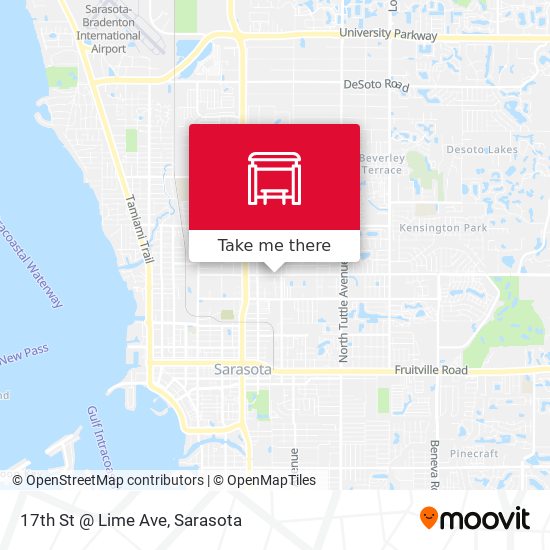 Mapa de 17th St @ Lime Ave